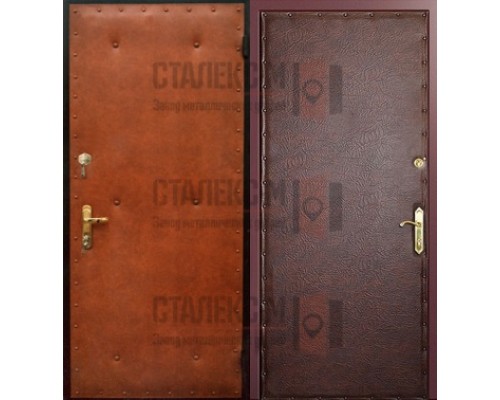 Металлическая дверь Винилискожа (с двух сторон) -2