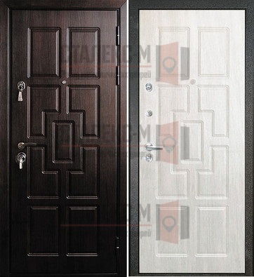 Двери с металлофиленкой