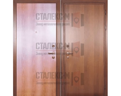 Металлическая дверь Ламинат (с двух сторон) - 1