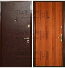 Металлическая дверь Винилискожа - Ламинат -12