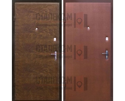 Металлическая дверь Винилискожа (с двух сторон) -16