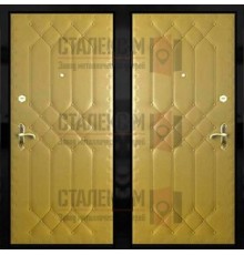 Металлическая дверь Винилискожа (с двух сторон) -6
