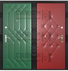 Металлическая дверь Винилискожа (с двух сторон) -7
