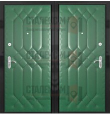 Металлическая дверь Винилискожа (с двух сторон) -8