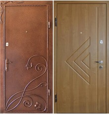 Дверь с ковкой (Арт. DK17)